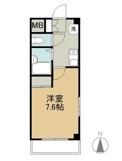 アズール・K【201号室】の間取り