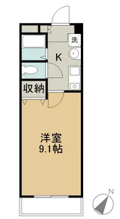 レーベンスI【3階】の間取り