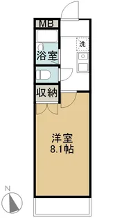 ラ・シャンテ【3階】の間取り