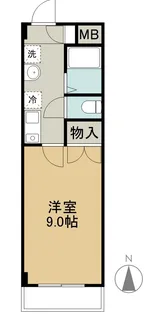 グランドゥール Y【207号室】の間取り