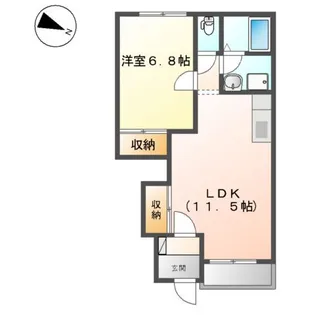 グランディール【1階】の間取り