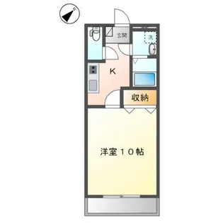 アビーロード【1階】の間取り