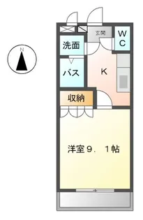プランドール【303号室】の間取り