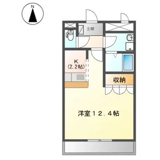 メルヴェール【2階】の間取り