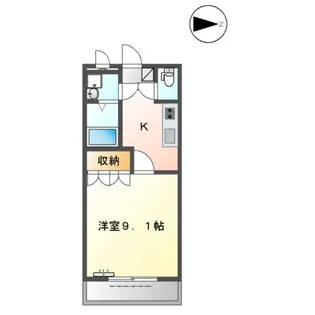 ハートピア草木【1階】の間取り