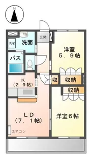 サクラハイツ【2階】の間取り