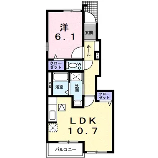 T’sウェーブ【1階】の間取り