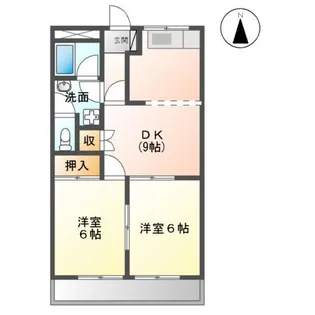 グリーンピア【105号室】の間取り
