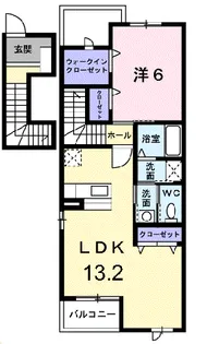 オレンジファーム【2階】の間取り