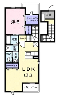 オレンジファーム【2階】の間取り
