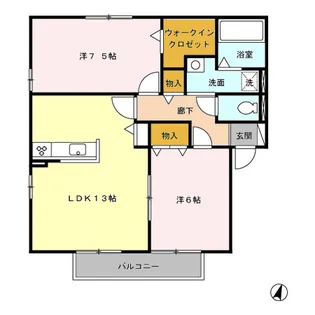 レンガ物語【2階】の間取り