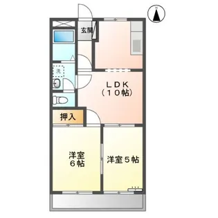 第1グリーンヒルズ【1階】の間取り