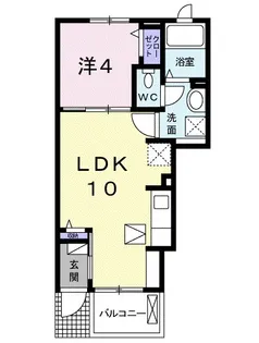 グランツ つつじが丘【1階】の間取り