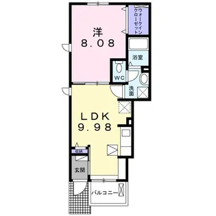 メイプル タウン【1階】の間取り