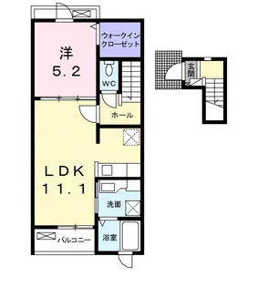 フローラ【2階】の間取り