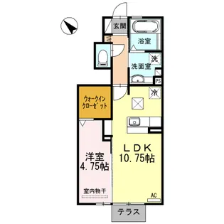 Ciel【1階】の間取り