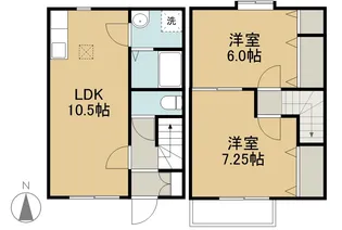 愛知県東海市名和町奥小松揃【テラスハウス】の間取り