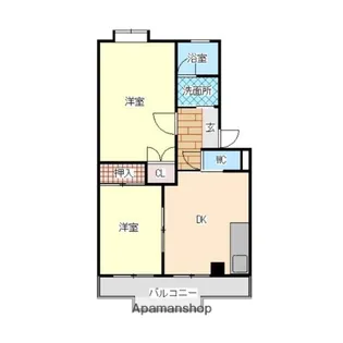 メゾン叶21【102号室】の間取り