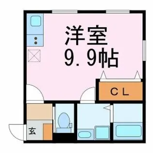 ベルセ常滑Ⅲ【1階】の間取り