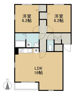 BE MINE (ビーマイン)【2階】の間取り