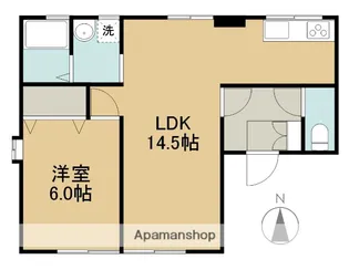 ファミール・エル【101号室】の間取り