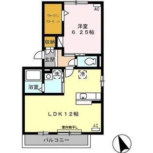 クラベール【3階】の間取り