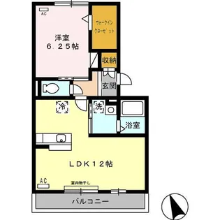 クラベール【2階】の間取り