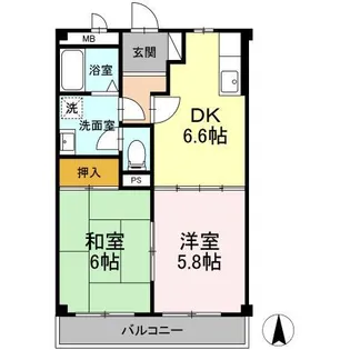 アルテール【1階】の間取り