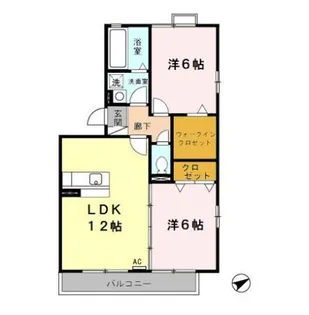 カーサ萌夢【3階】の間取り