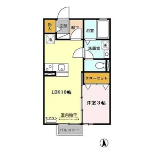 風見鶏【2階】の間取り