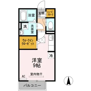 メゾン・ド・ソレイユ【1階】の間取り