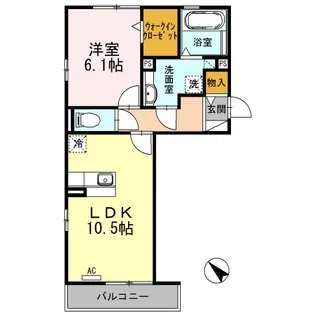 eterno【203号室】の間取り