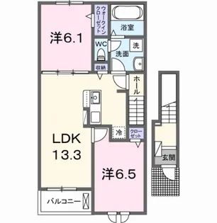 フェリシダ【2階】の間取り