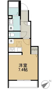 アムール【1階】の間取り
