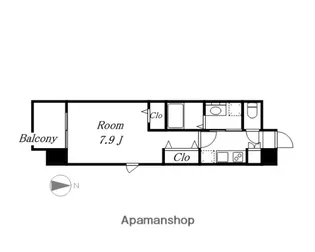 パルティール中村公園【11階】の間取り