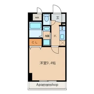 アクシスメイセイ【4C号室号室】の間取り