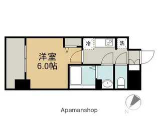 アステリ鶴舞トゥリア【7階】の間取り
