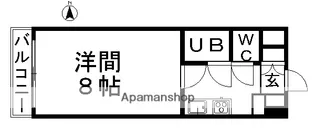 第7フクマルビル【601号室】の間取り