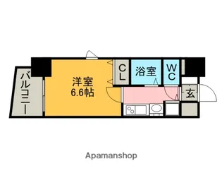 愛知県名古屋市中区大須1丁目【マンション】の間取り