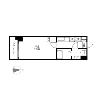 愛知県名古屋市中区栄1丁目【マンション】の間取り