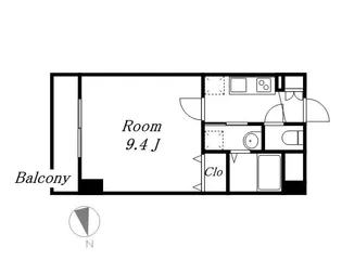 AXIS MEISEI【2階】の間取り