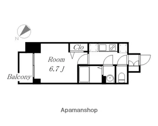 愛知県名古屋市中区千代田3丁目【マンション】の間取り