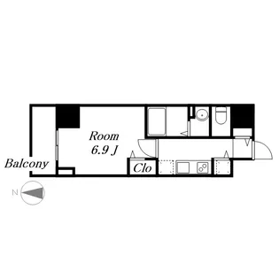 愛知県名古屋市中区丸の内1丁目【マンション】の間取り