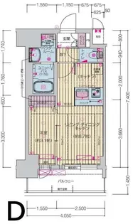 プレサンス桜山駅前アフォード【14階】の間取り