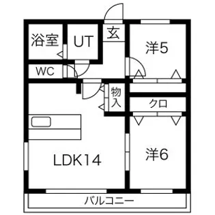 プルミエール浅岡【3階】の間取り