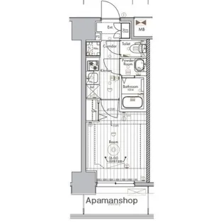 メイクスアート上前津Ⅵ【7階】の間取り