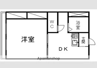 ヴィラ青嵐【203号室】の間取り