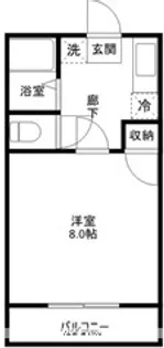 メゾンドール名兼【1階】の間取り