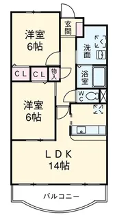 TOGETHER ITO館【3階】の間取り