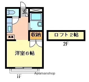 サンウッドグリーン第2【1階】の間取り